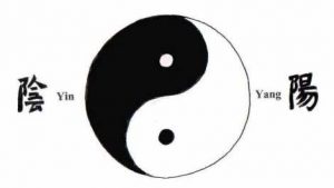 ying yang of male and female qualities in perfect balance